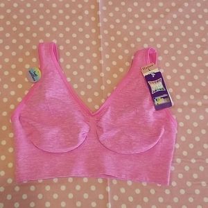 NWT Pink Hanes Comfort Flex Fit Bra